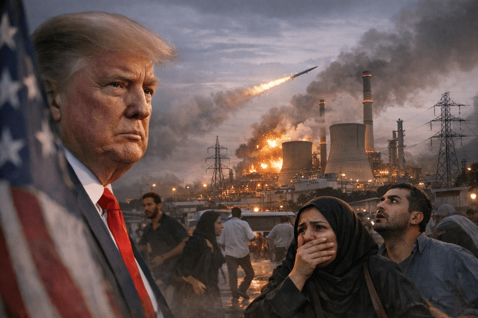 Trump Threatened to Obliterate Iran's Power Plants Over Hormuz Blockade