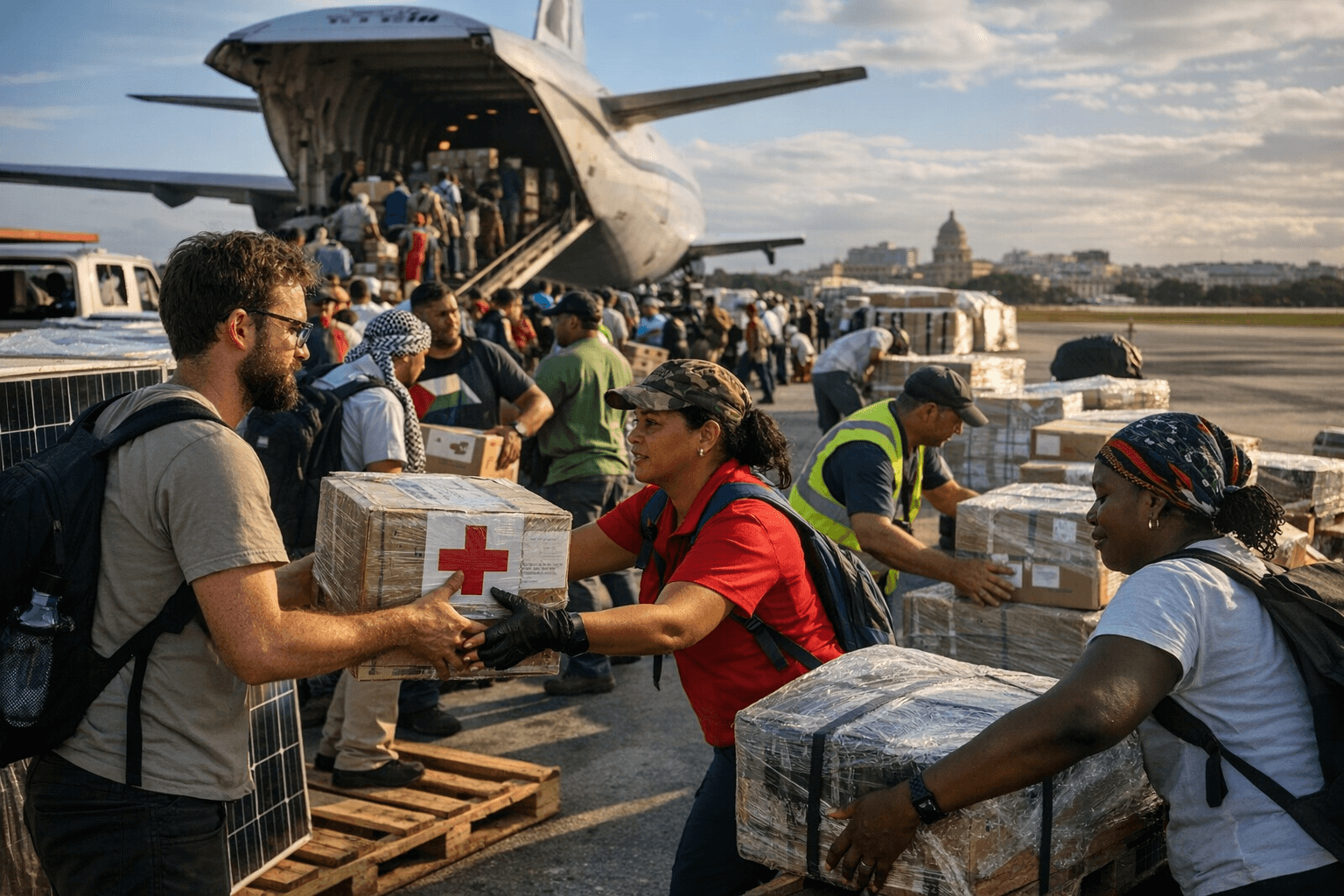 650 Delegates From 33 Countries Deliver 20 Tons of Aid to Havana