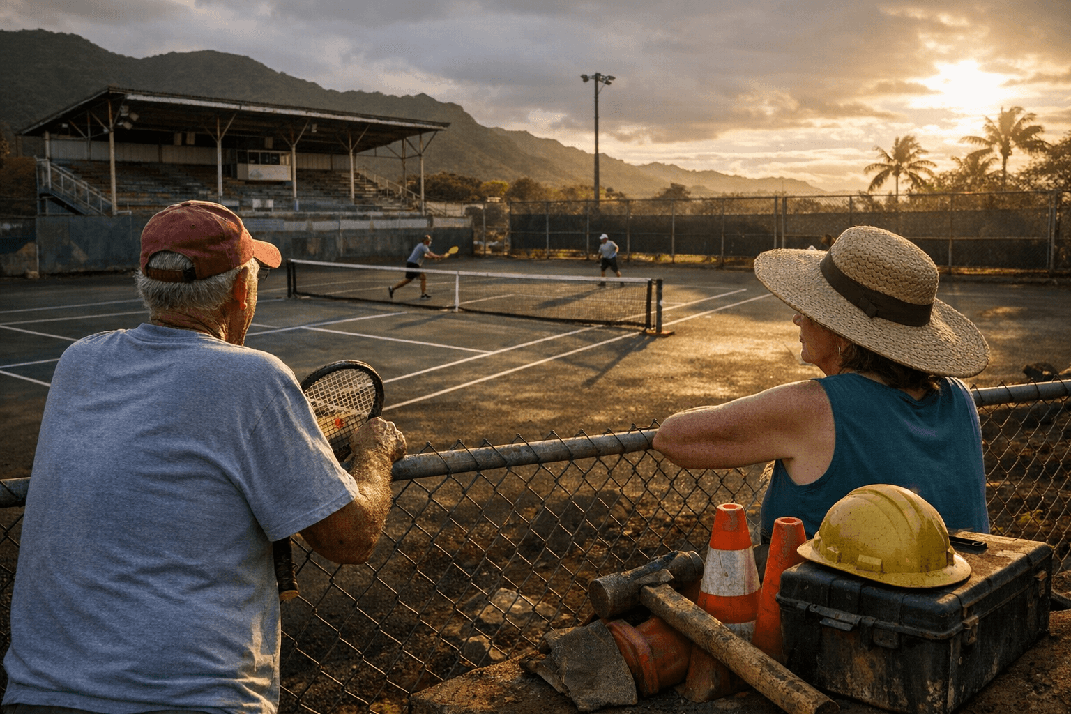 Hanapepe Stadium Tennis Courts Closing Six Months for Pickleball Conversion, Upgrades