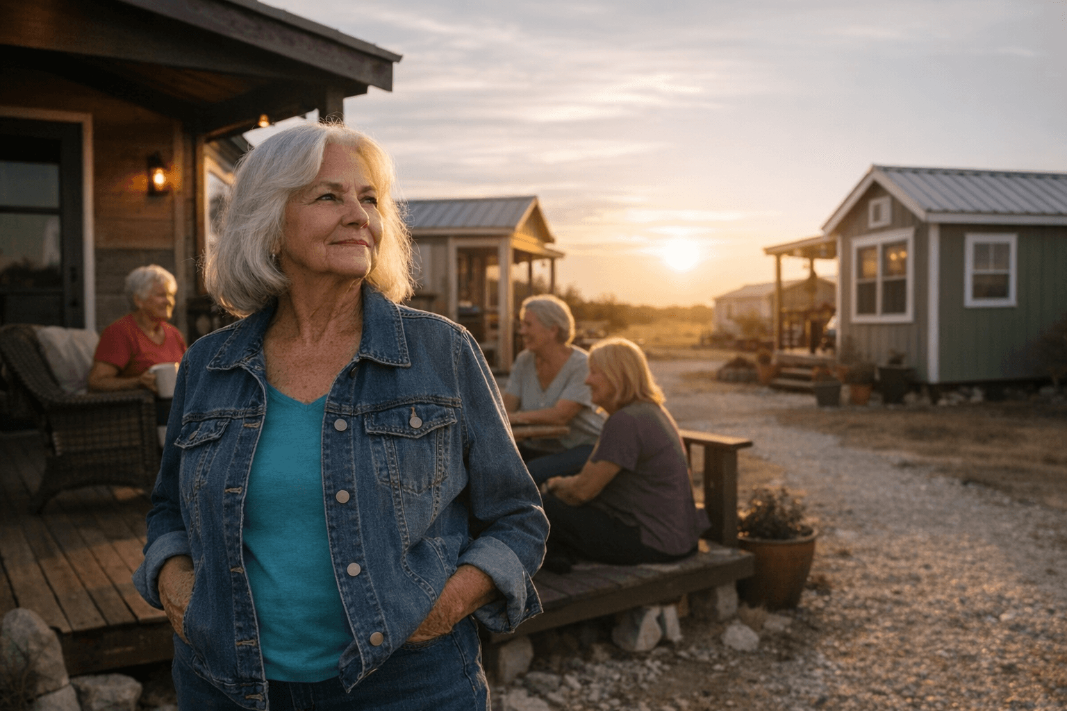 Texas Woman, 70, Turns Retirement Savings Into All-Women Tiny Home Community