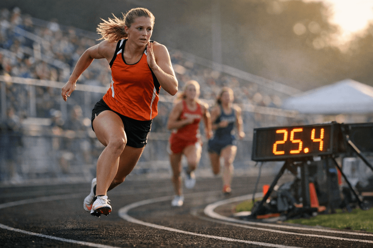 Baker Senior Sammy Gressley Sets School Record in 200-Meter Dash