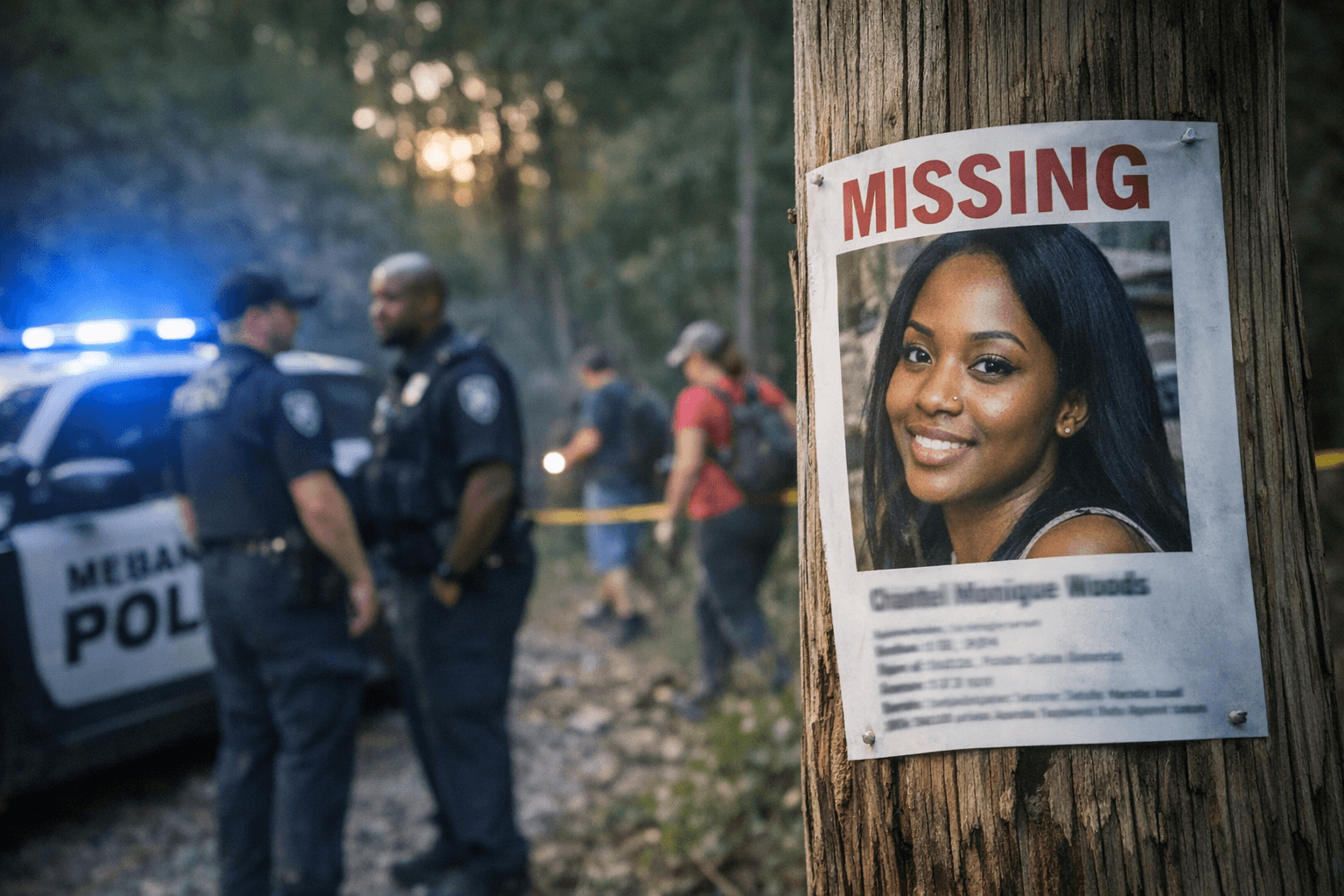 Mebane Police Seek Public Help Finding Missing 25-Year-Old Chantel Monique Woods