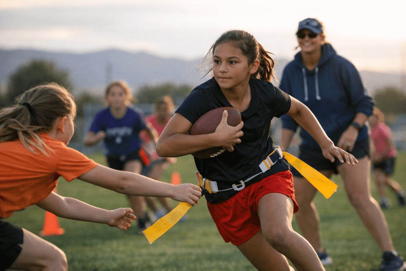 Free Girls Flag Football Clinic in Los Lunas Builds Skills, Confidence