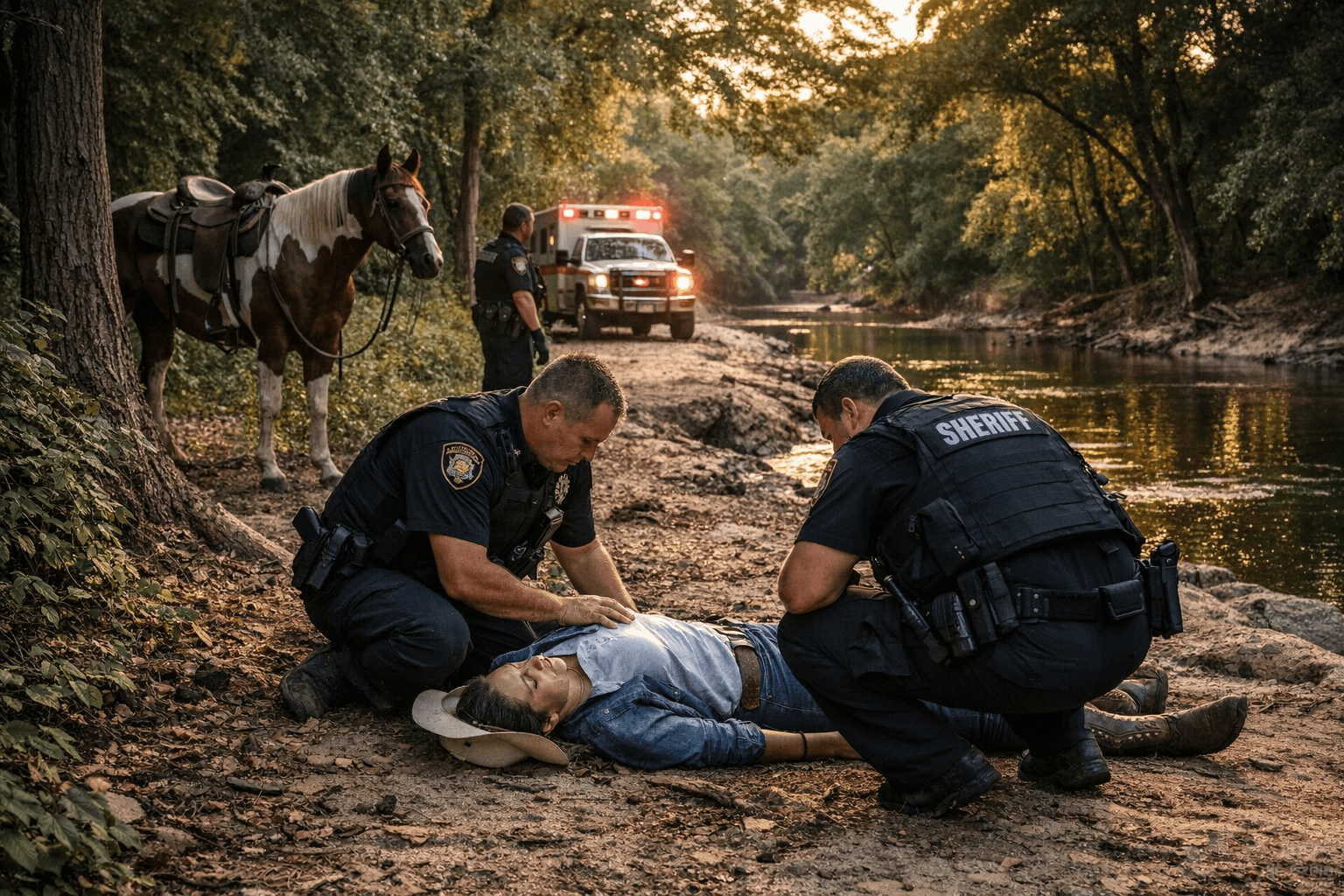 Harris County Deputies Rescue Unconscious Horseback Rider Near Spring Creek