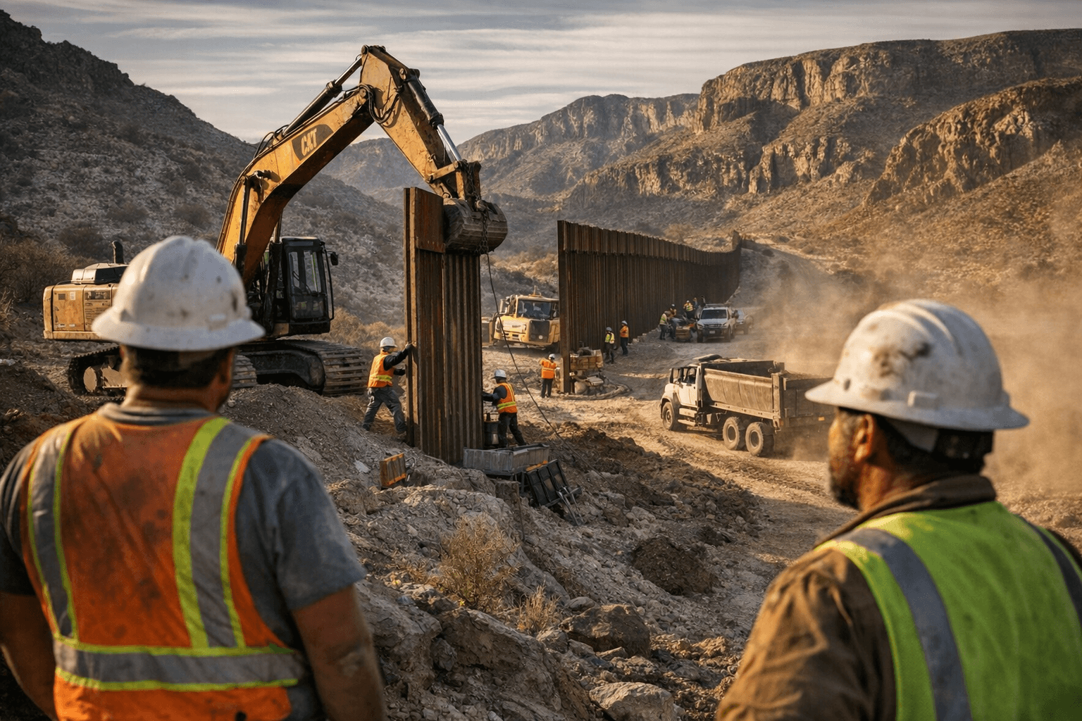 Fisher Sand and Gravel Wins $1.2 Billion Presidio County Border Wall Contract