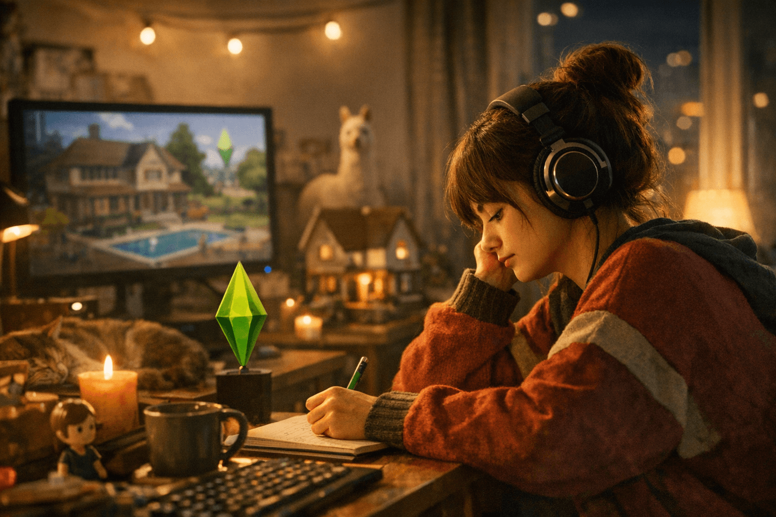 The Sims and Lofi Girl Team Up for a Cozy 25-Track Soundtrack