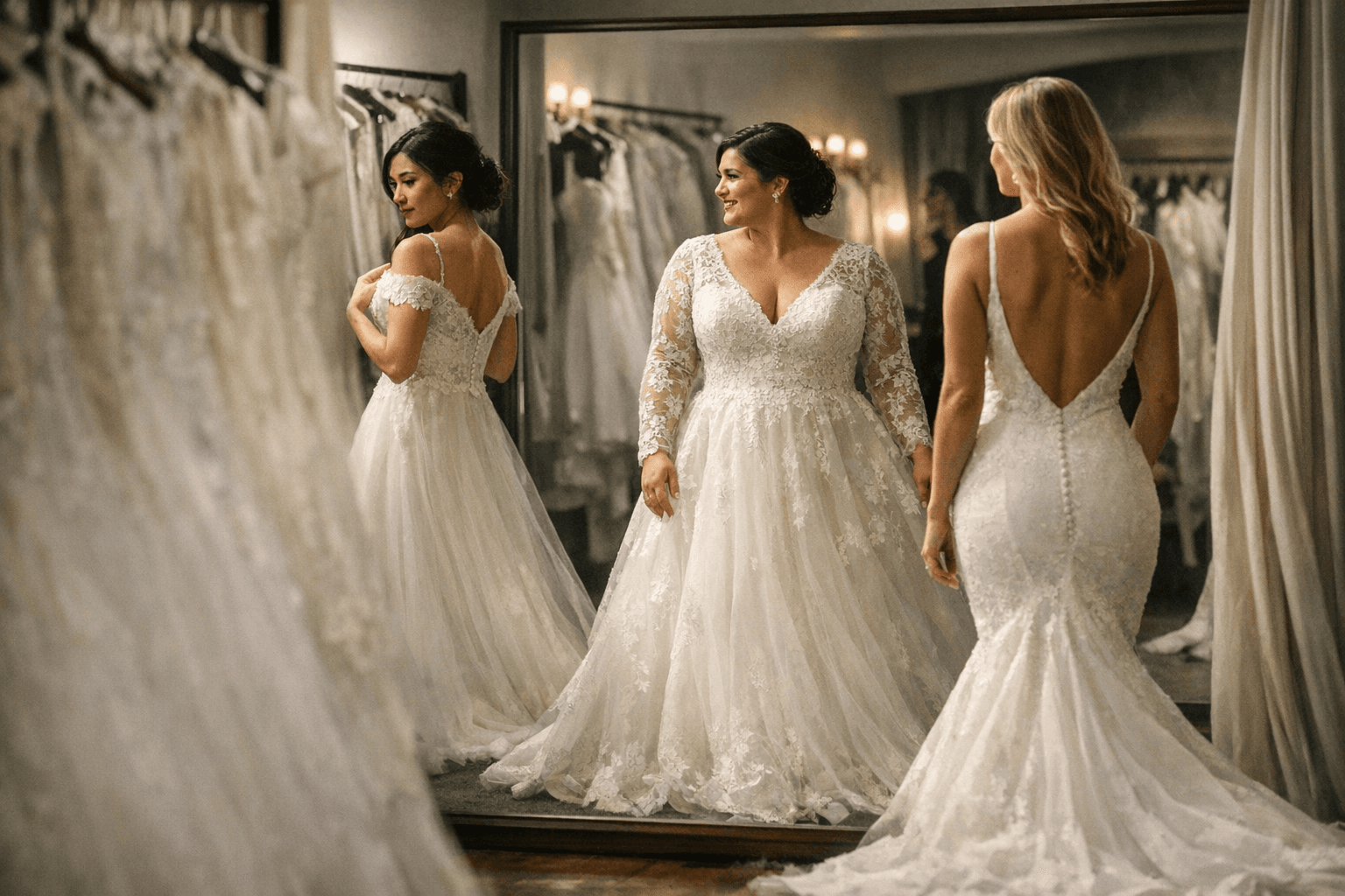 Every Wedding Dress Silhouette and Neckline, Explained for Your Body Type