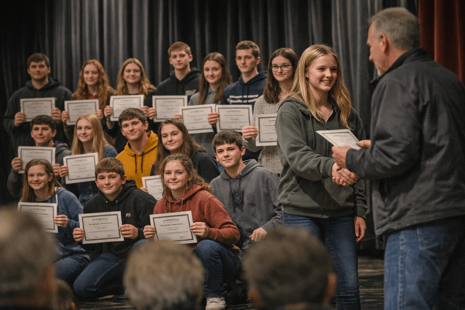 Pingree-Buchanan School District Honors Third-Quarter Academic Achievers in Grades 7-12