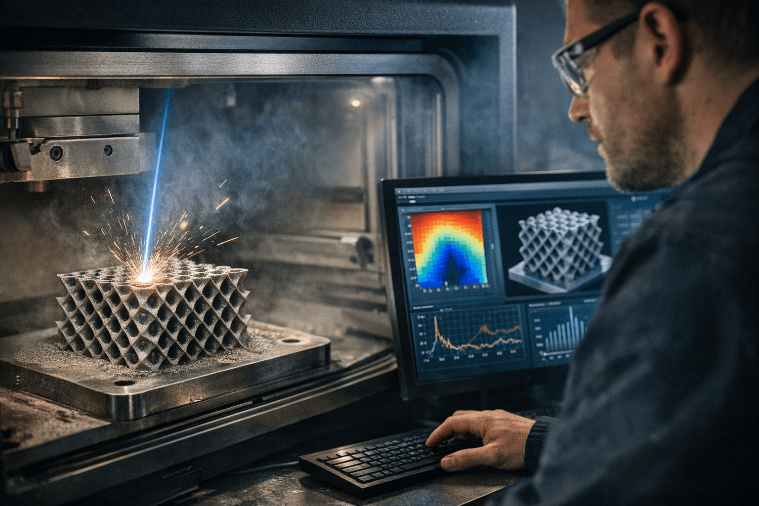 Deep Learning Framework Optimizes LPBF Settings for Titanium Gyroid Lattice Printing