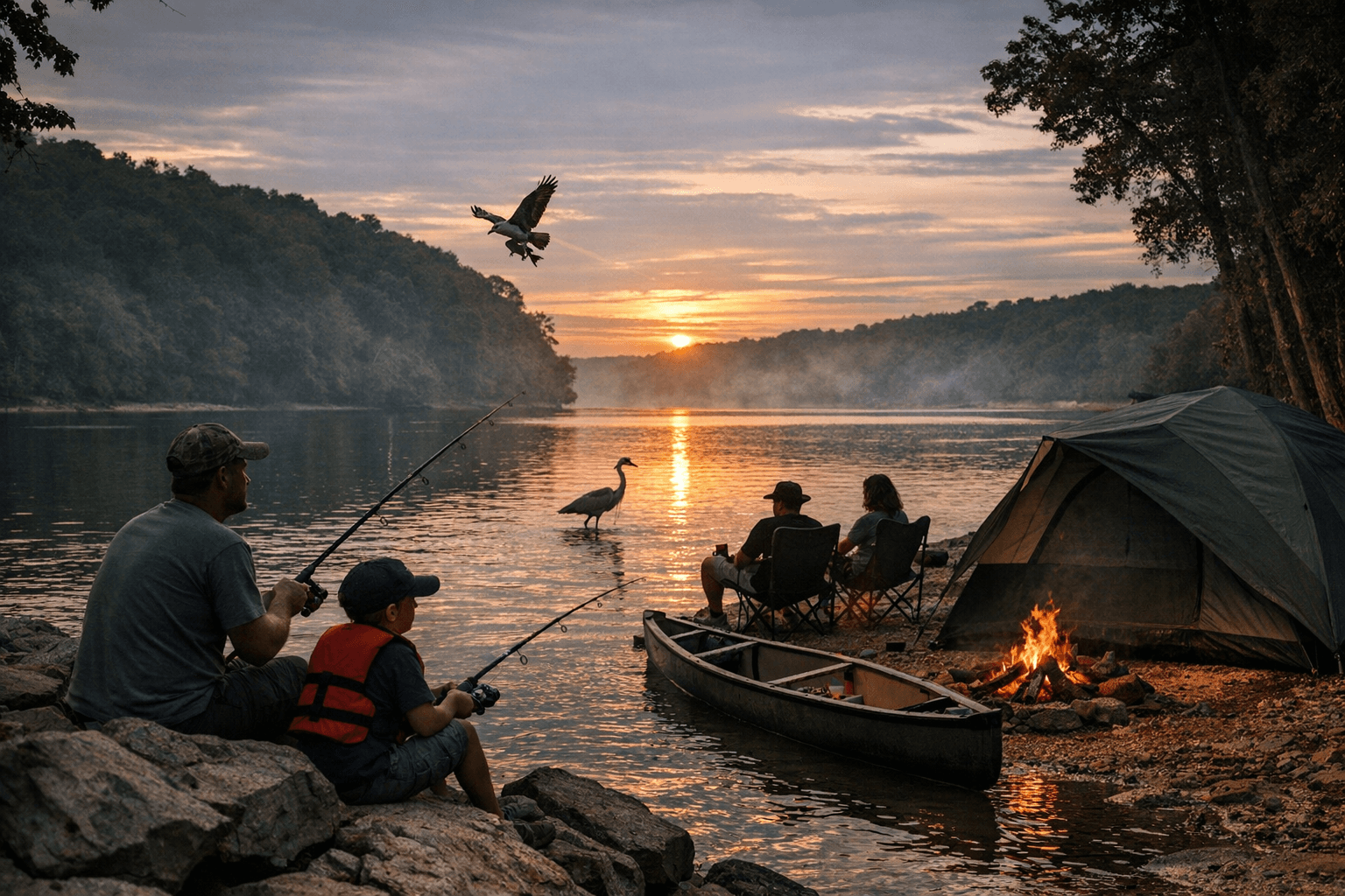 Decatur County's Tennessee River Offers Residents Affordable Outdoor Recreation Options