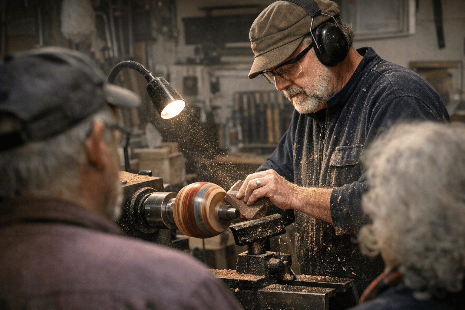 Live Session to Cover Small Funky Bowl Turning and Lathe Sanding Techniques