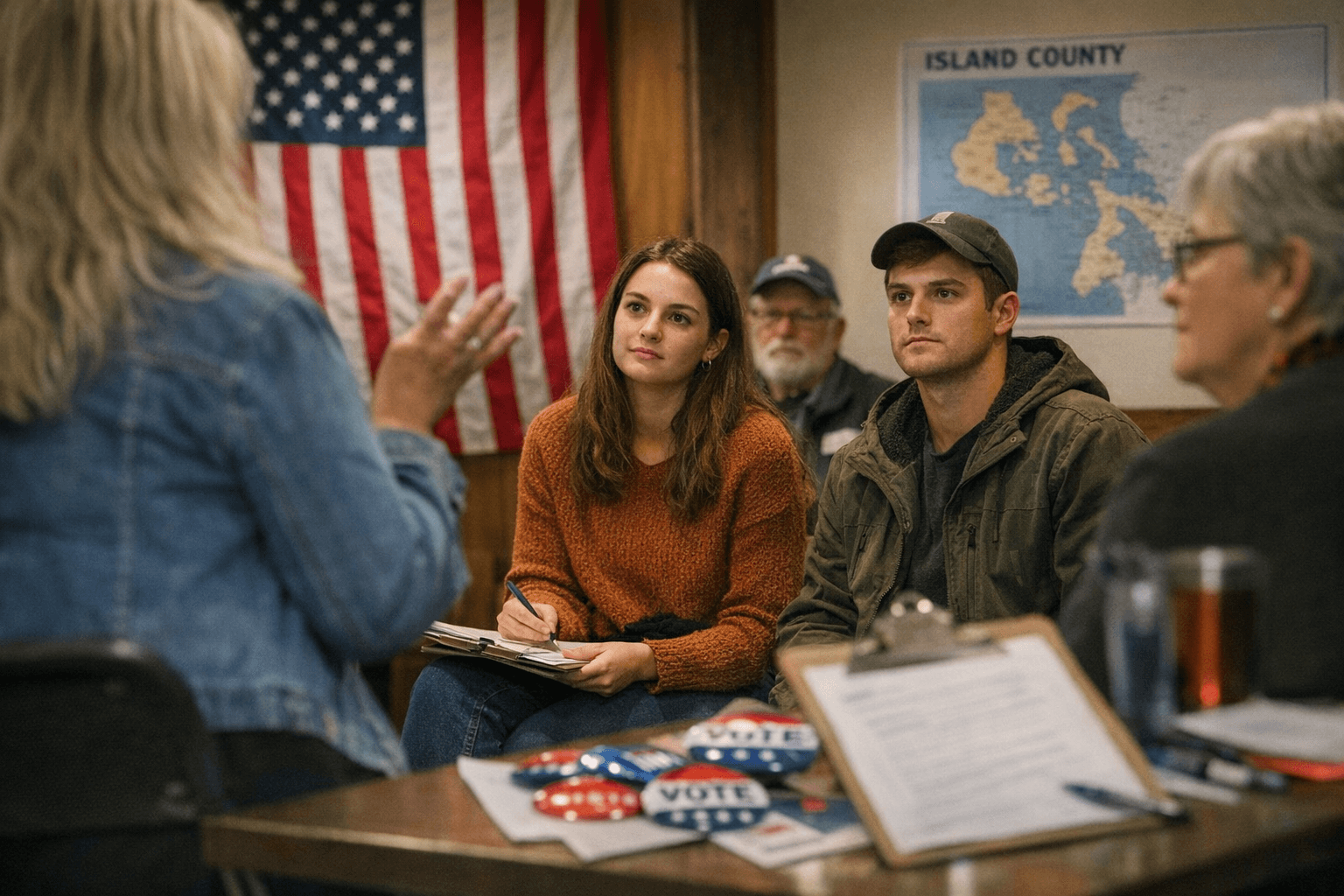 Island County Democrats March Newsletter Highlights Organizing, Candidate Recruitment Efforts