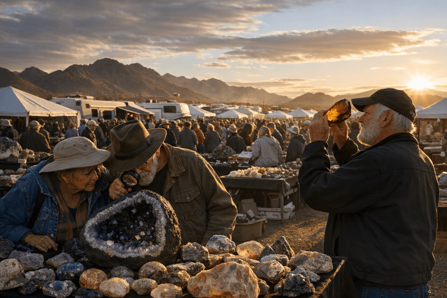 Quartzsite's Gem and Mineral Shows Draw Tens of Thousands to La Paz County