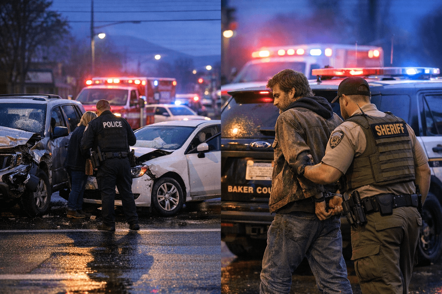 Baker County Public Safety Log Records Collisions, Arrests on March 19