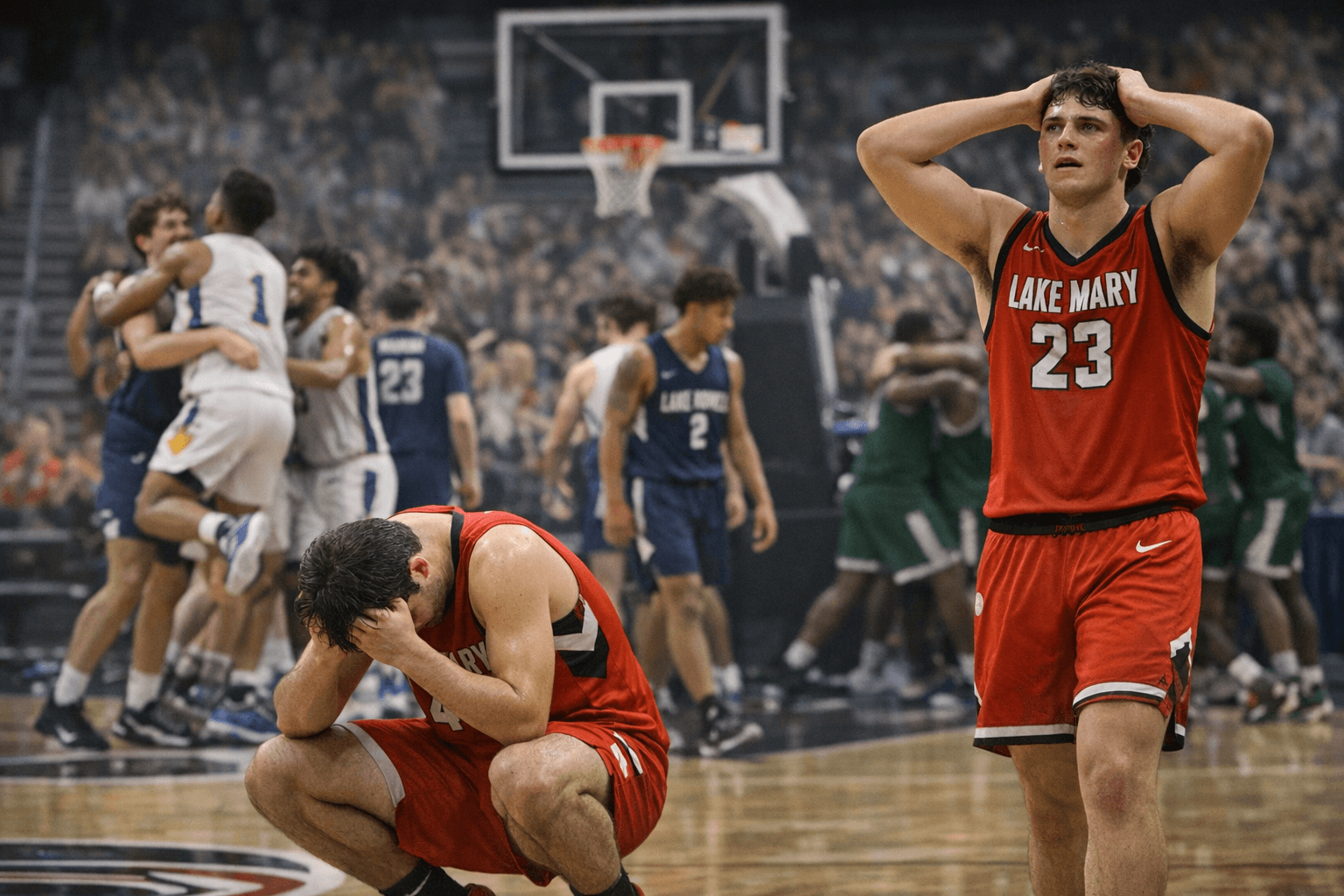 Lake Mary, Lake Howell Fall Short in FHSAA Boys Basketball Semifinals