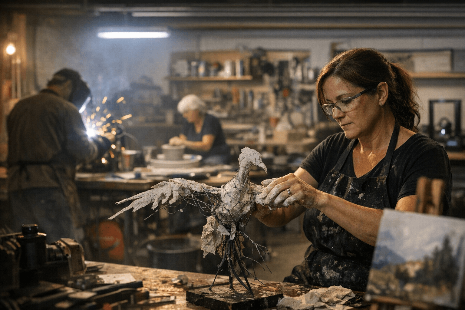 Claremont MakerSpace Spring Artist Residency Opens With League of NH Craftsmen Grant