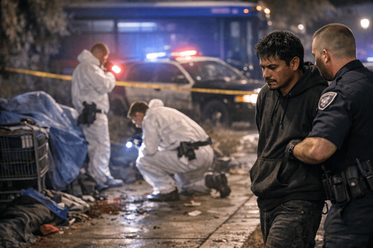 Suspect Arrested in Deadly Stabbing of Two Homeless People in Riverside