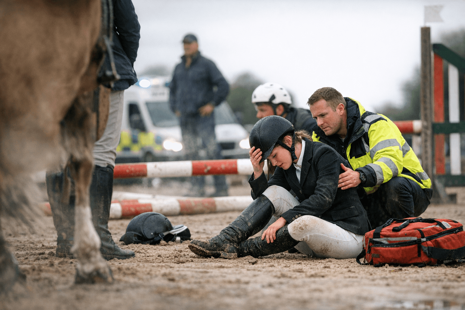 British Showjumping Introduces Mandatory 21-Day Suspension for Concussion Suspects