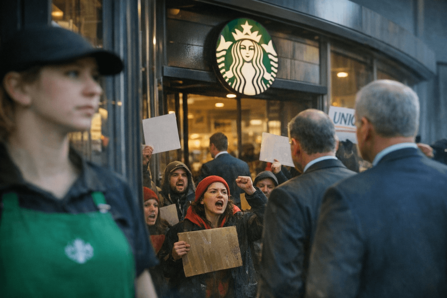 Starbucks Faces Investor Push to Oust Directors Over Labor Relations