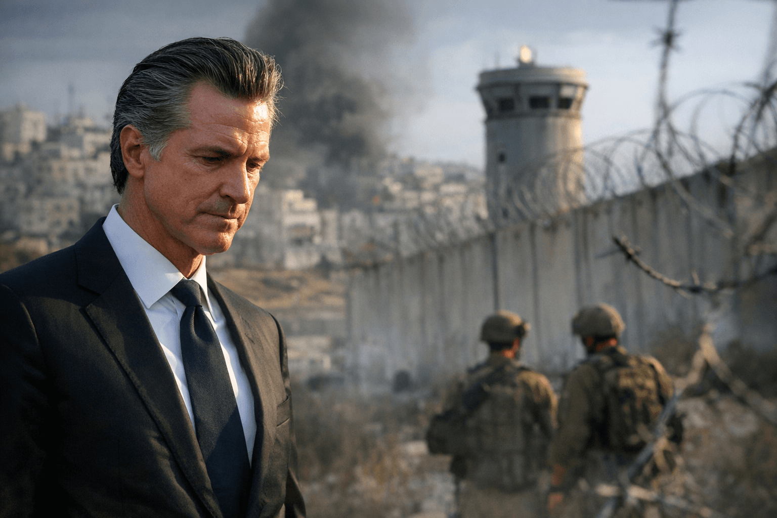 Newsom Regrets Calling Israel Apartheid State, Cites Friedman Column as Context