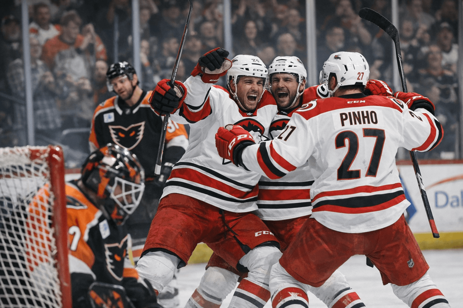 Charlotte Checkers Score Three Goals in 90 Seconds, Roll Past Lehigh Valley 5-1