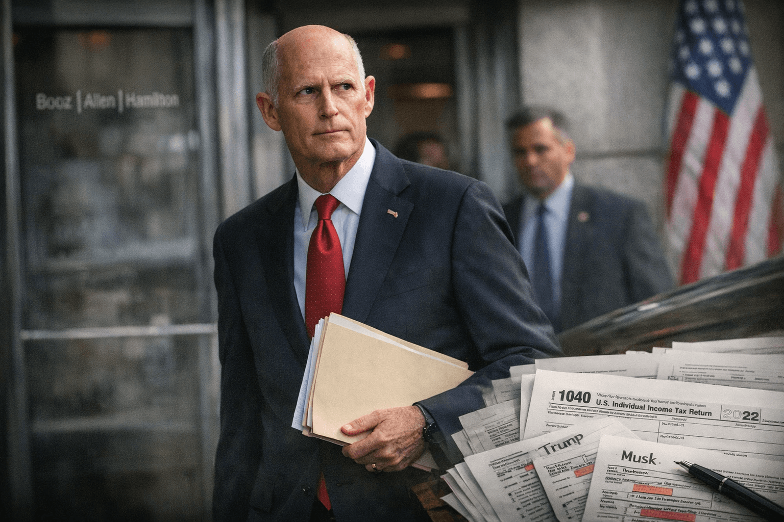 Sen. Rick Scott Sues Booz Allen Hamilton Over Leaked Tax Returns