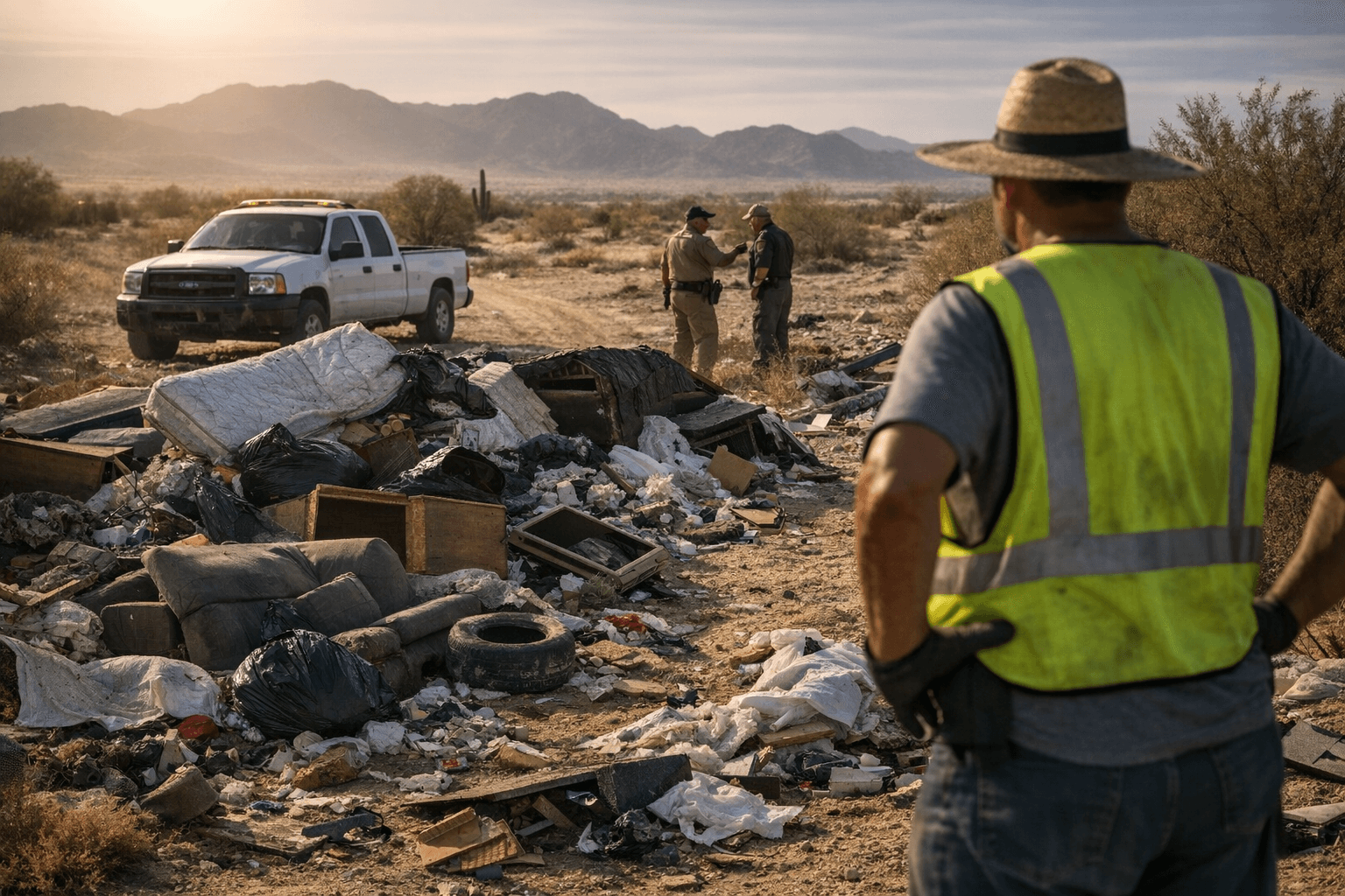 Yuma Officials Urge Residents to Stop Illegal Dumping of Trash, Debris