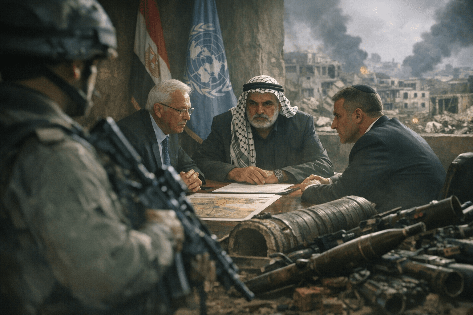 Gaza Ceasefire Plan Advances as UN, Hamas, and Israel Weigh Disarmament Terms