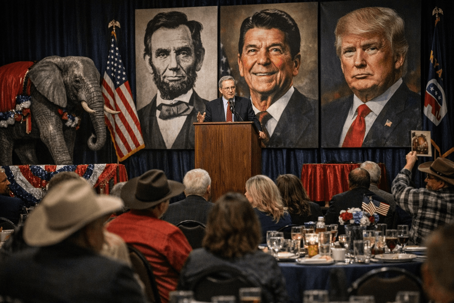 Republican Party Hosts Annual Lincoln Reagan Trump Dinner in Helena