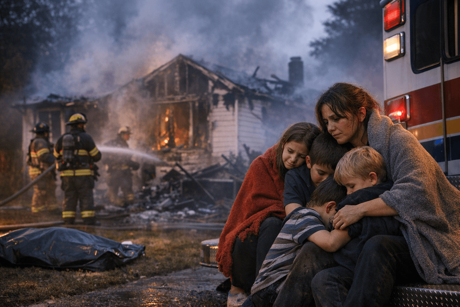 Chester House Fire Kills One, Mother and Four Children Escape Electrical Blaze
