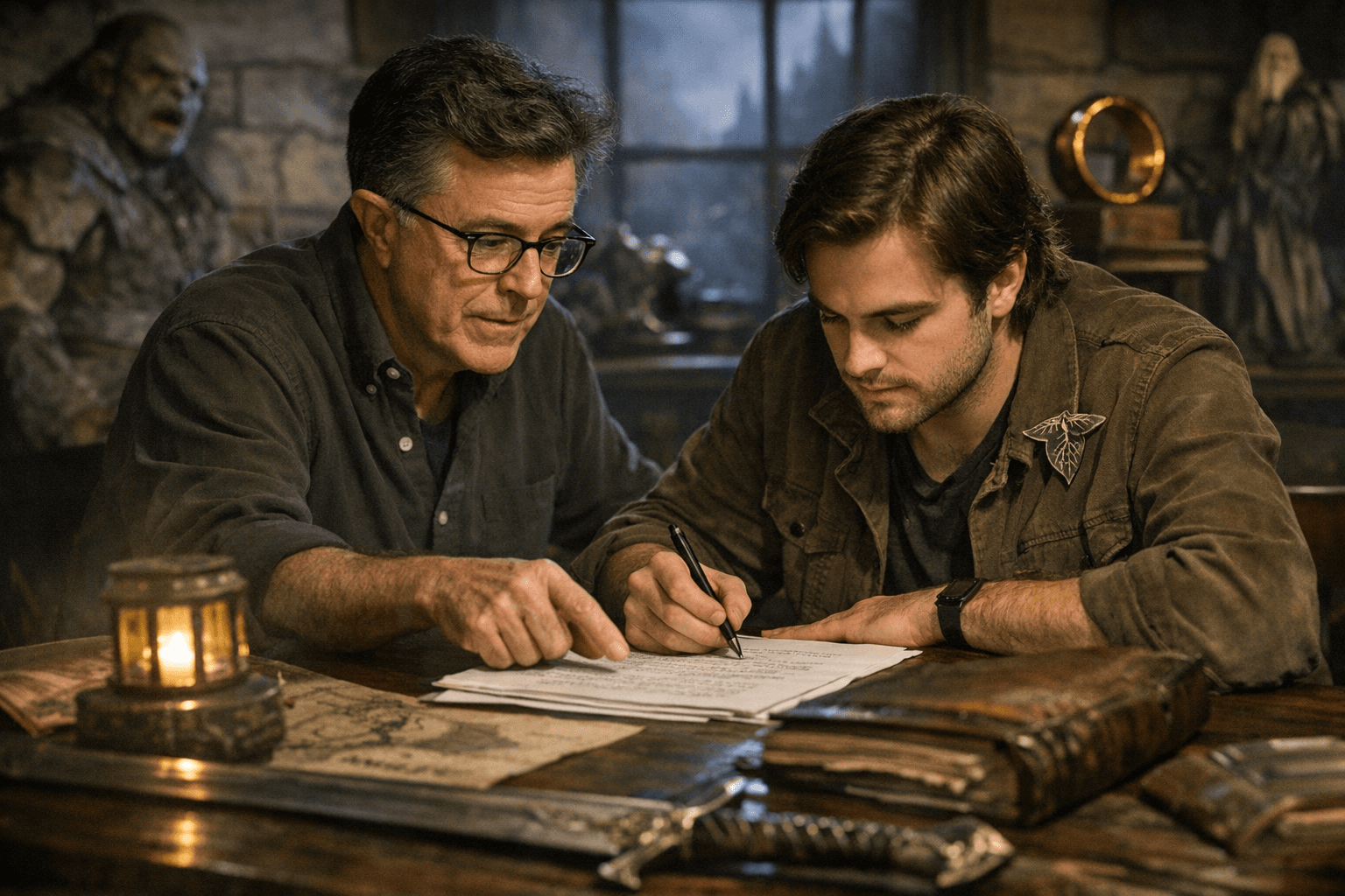Stephen Colbert Co-Writing New Lord of the Rings Film With His Son