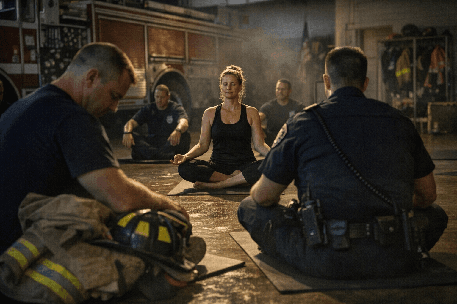 Albuquerque's Yoga For First Responders Brings Mental Health Tools to Frontline Workers