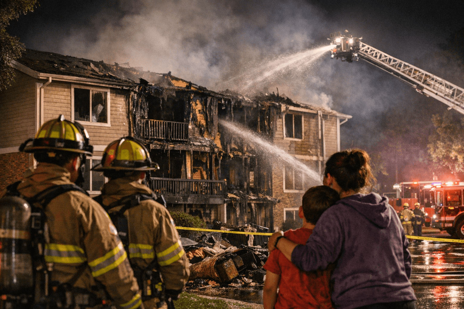 Fire Damages Six Apartments at North Raleigh Complex Near Spring Forest Road