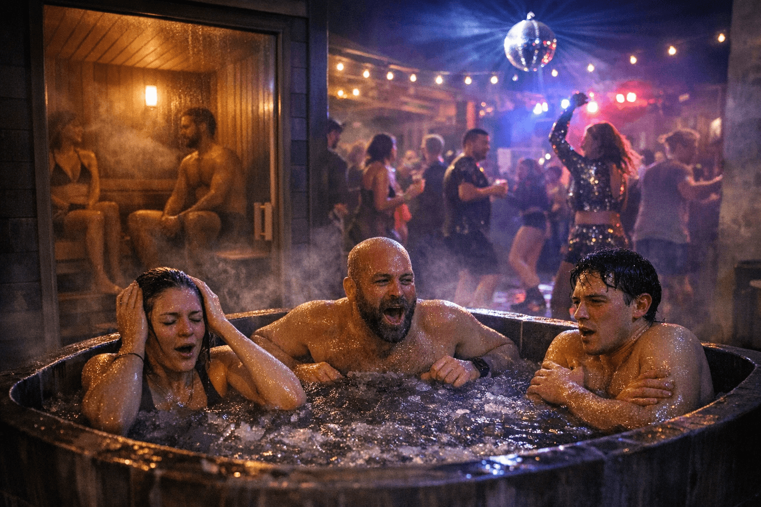 Disco Inferno Brings Sober Sauna Cold-Plunge Dance Party to Portsmouth