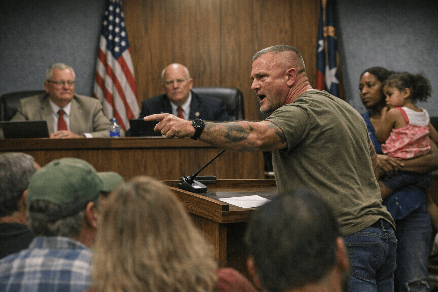 Down Home Alamance Demands Budget Cut Transparency at Commissioners Meeting