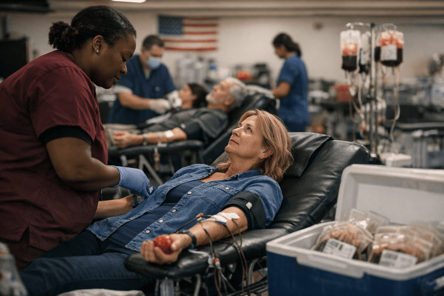 Burlington Health Department Hosts Blood Drive Friday to Combat National Shortage