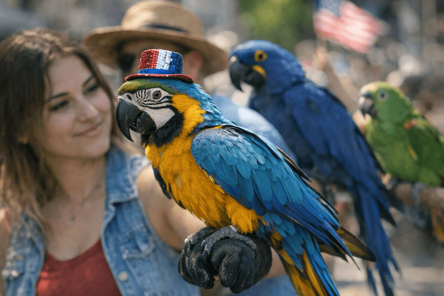 Blue-and-Gold Macaw Rico Charms the Internet in Viral Parade Pets Feature