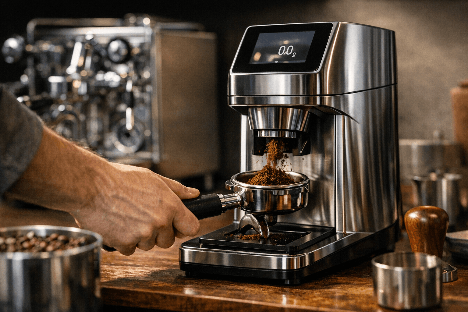 Rocket Espresso Launches Gravo, Its First Home Grinder With Built-In Weight Technology
