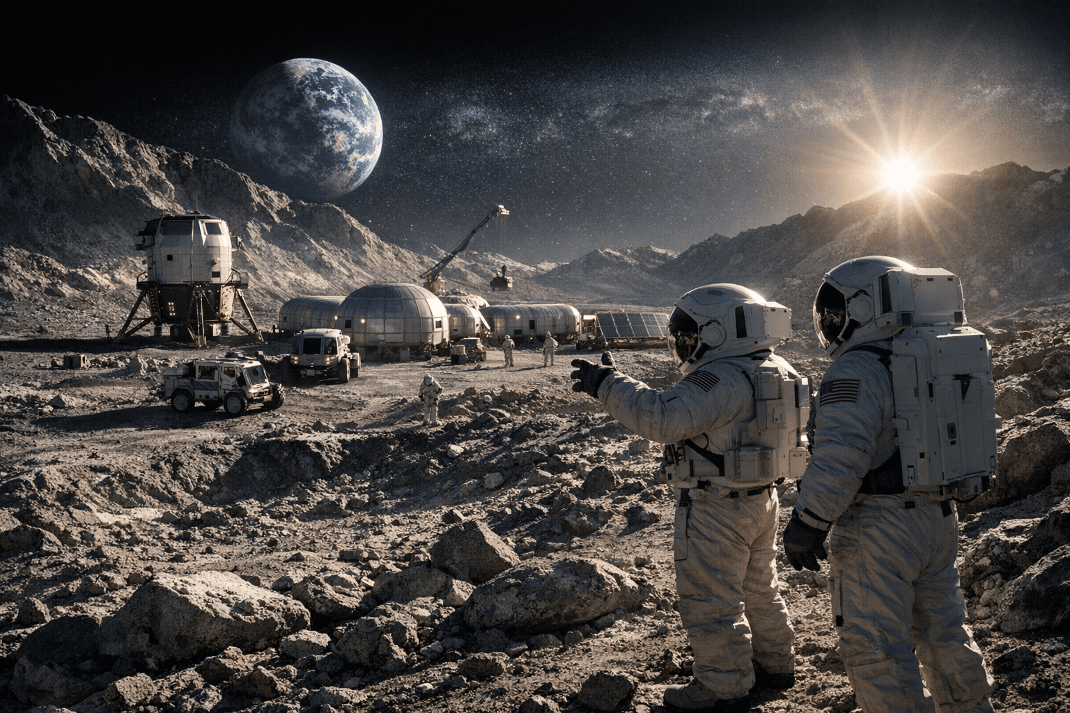 NASA Unveils $20 Billion Plan to Build Permanent Moon Base Near South Pole