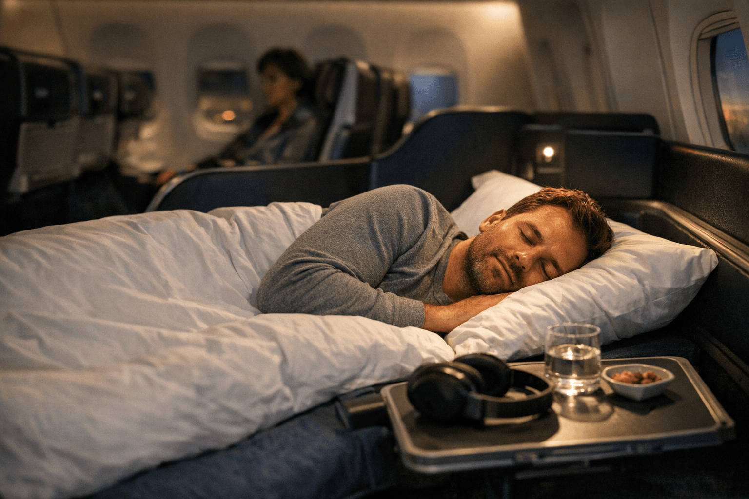 United Airlines Relax Row Turns Economy Seats Into Lie-Flat Beds by 2027