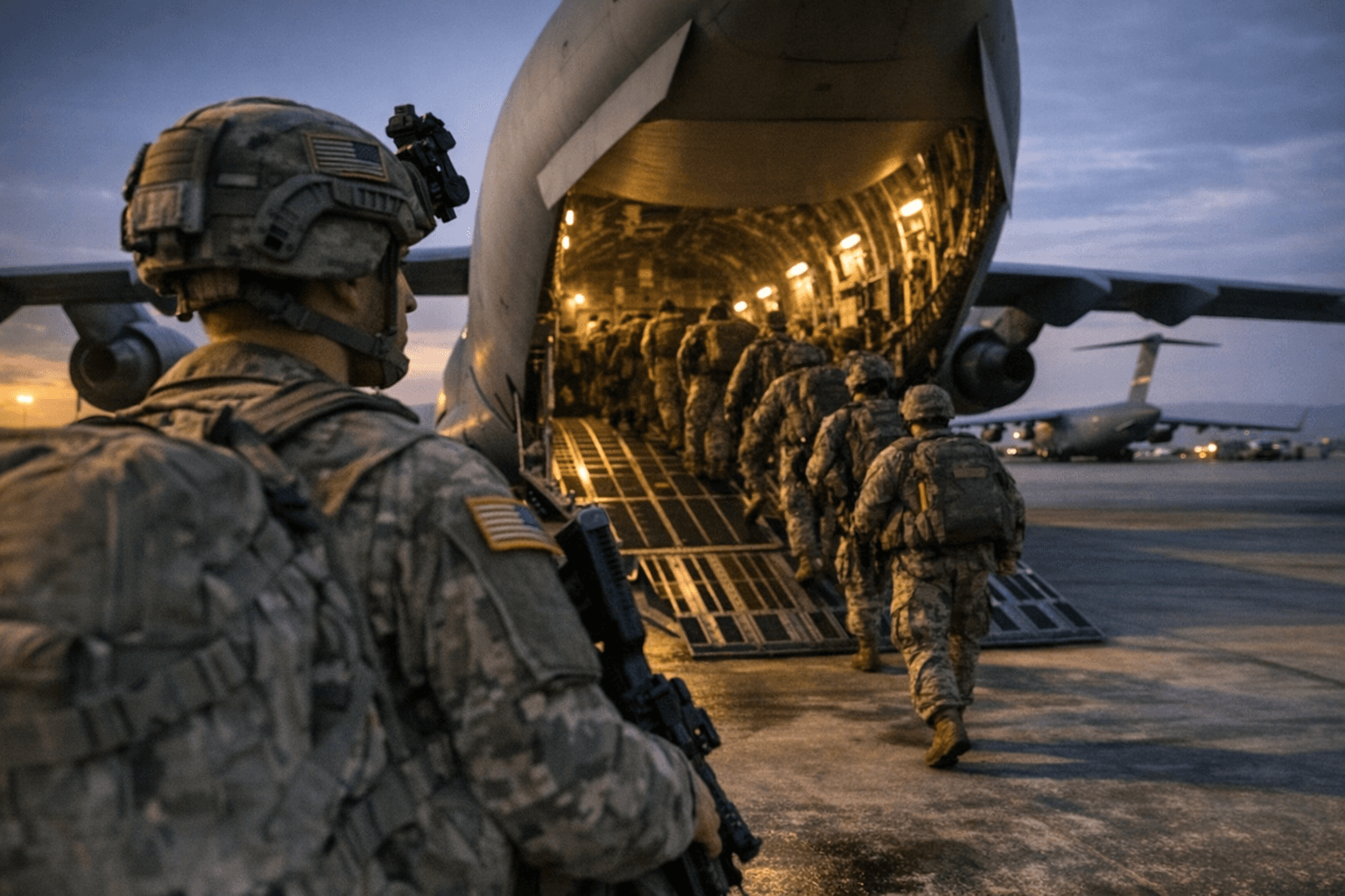 U.S. Troops Deploy to Middle East as DHS Funding Talks Continue