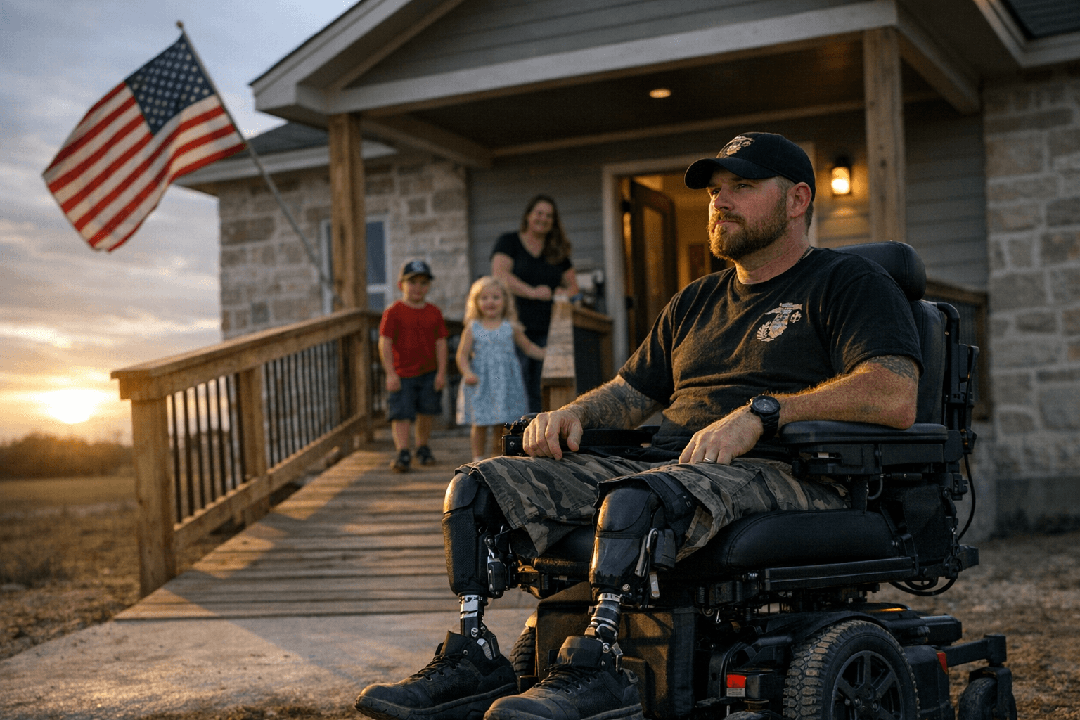 Orange Grove Marine Veteran Receives Custom Wheelchair-Accessible Home in Jim Wells County