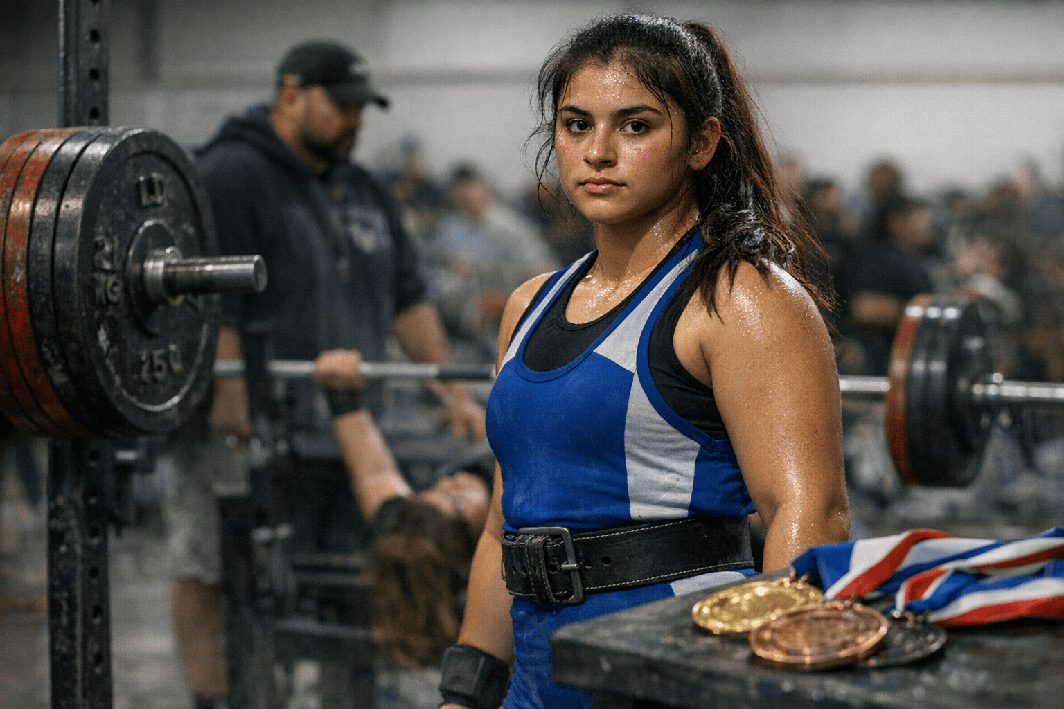 Ben Bolt-Palito Blanco Powerlifter Sophia Trevino Totals 1,000 Pounds, Takes Third at State
