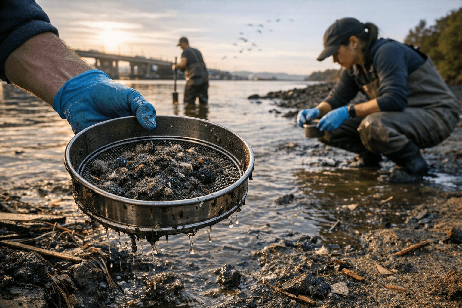 Rivers and Coastal Sediments Trap Most Textile Microfibers Before Reaching Open Ocean