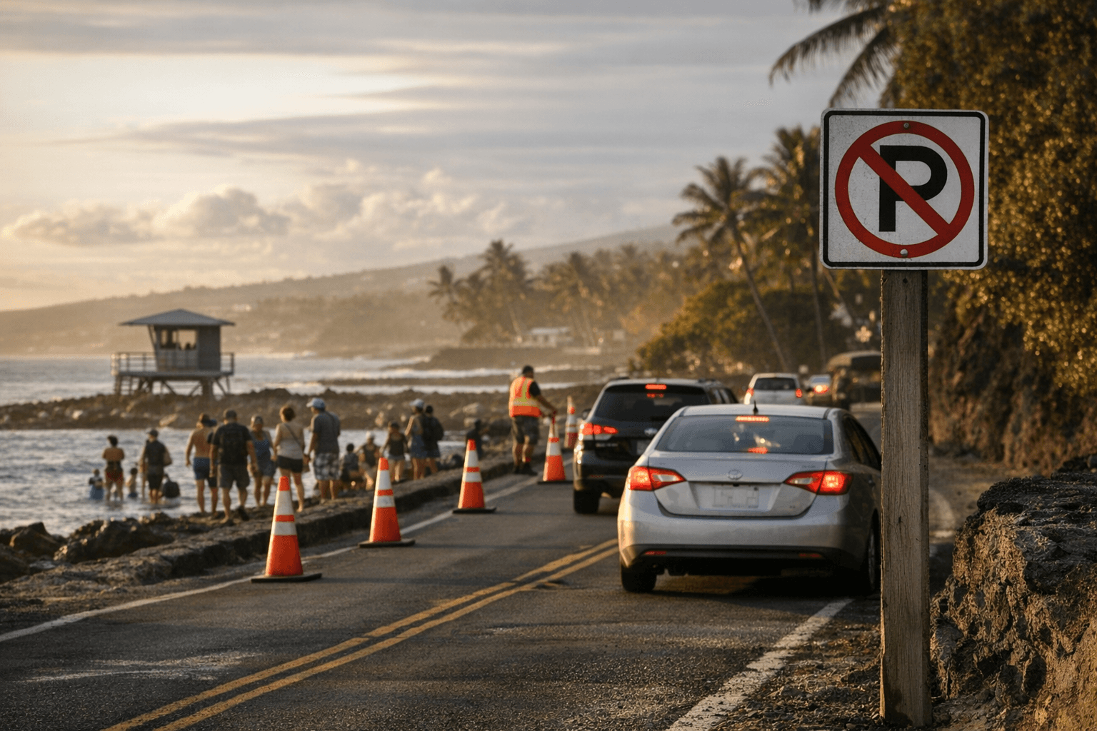 County Council Unanimously Expands No-Parking Zone Along Aliʻi Drive at Kahaluʻu Beach Park