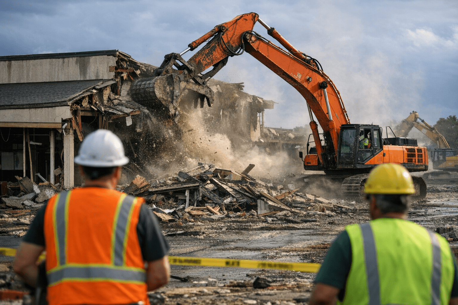 Demolition Begins at Jefferson Plaza, Clearing Way for 280 Apartments