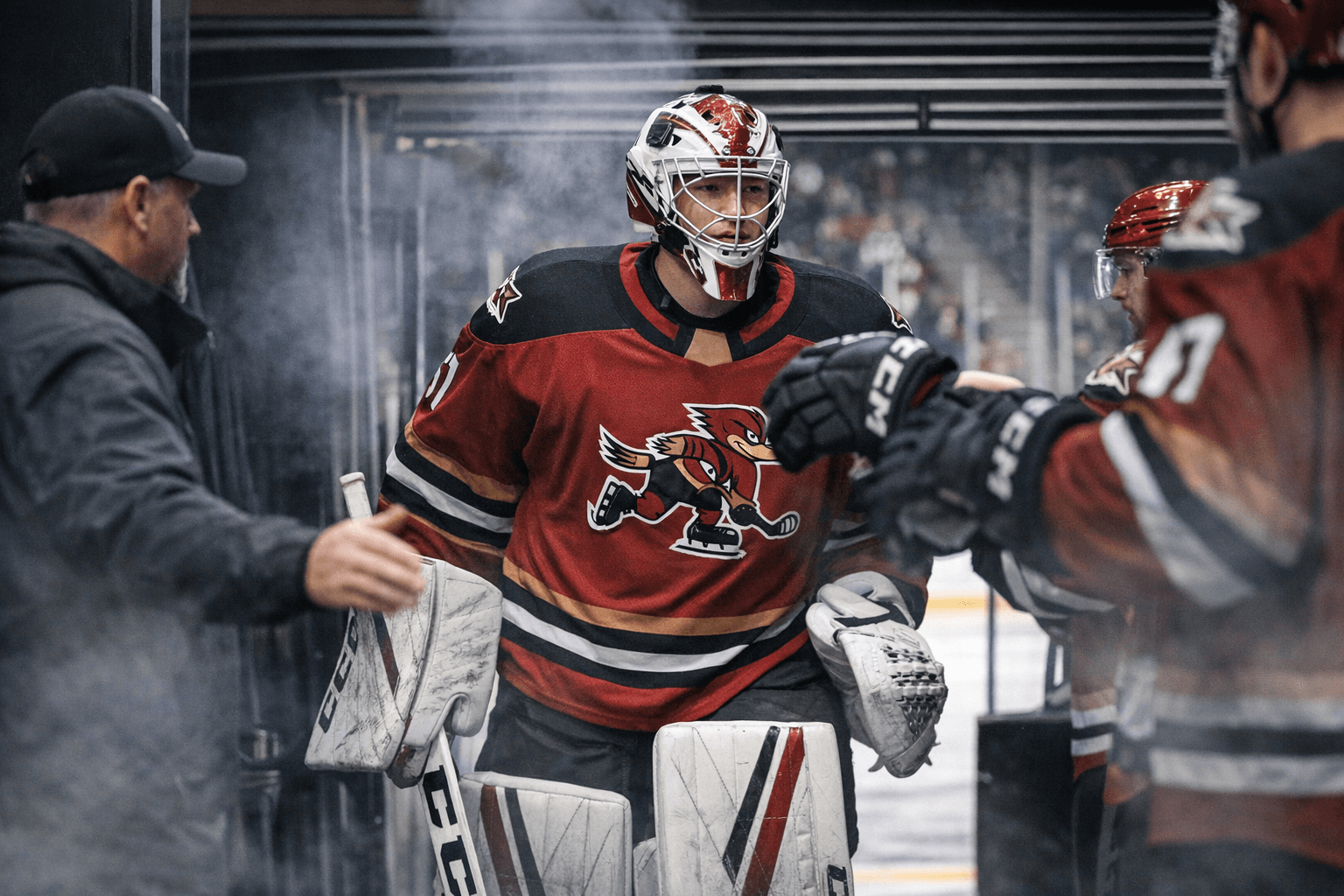 Utah Mammoth Sign Goaltender Hrabal to ELC, Assign Him to Tucson Roadrunners