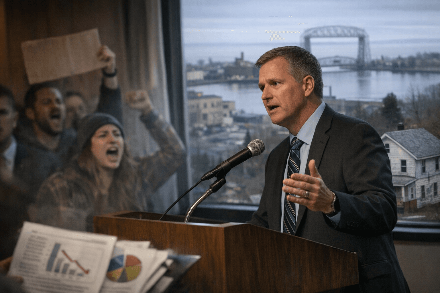 Duluth Mayor Warns of Fiscal Stress, Housing Shortfalls in City Address