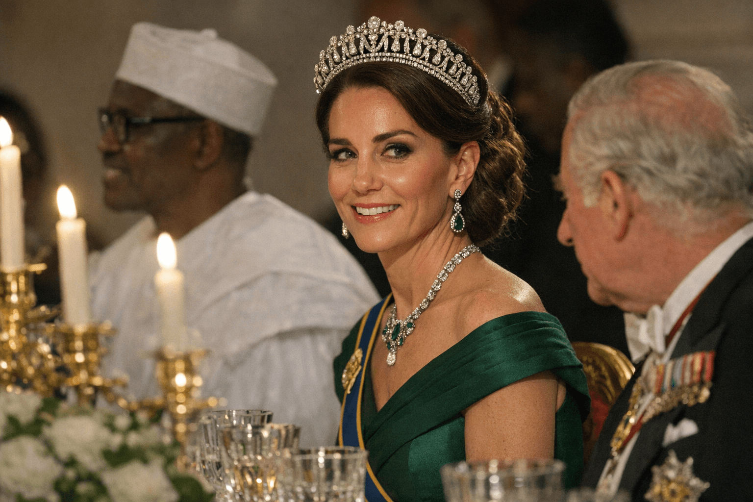 Kate Middleton Dazzles in First Tiara Appearance of 2026 at Nigerian State Banquet