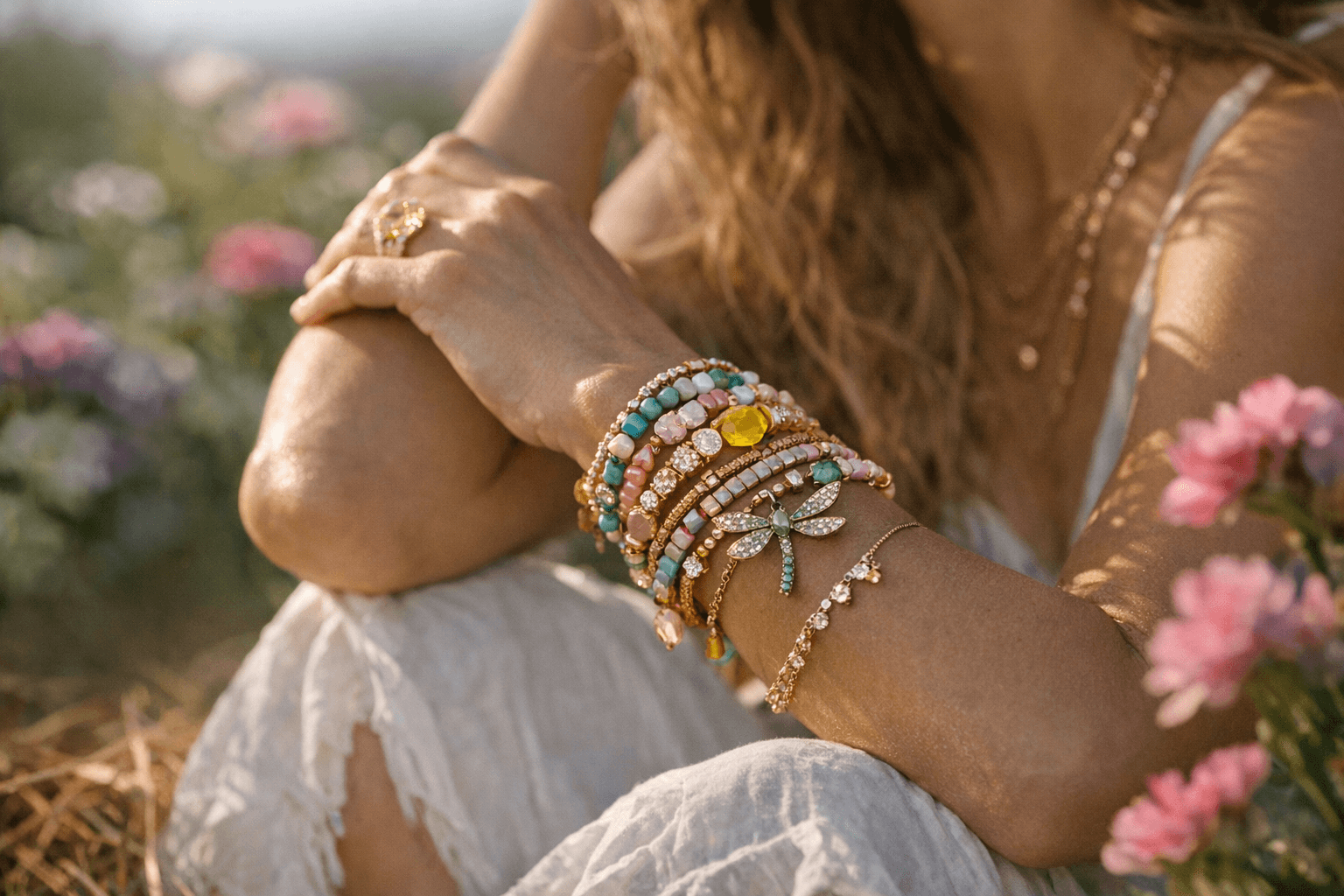 Colorful Spring Jewelry Stacks Are Ready for the Season Ahead